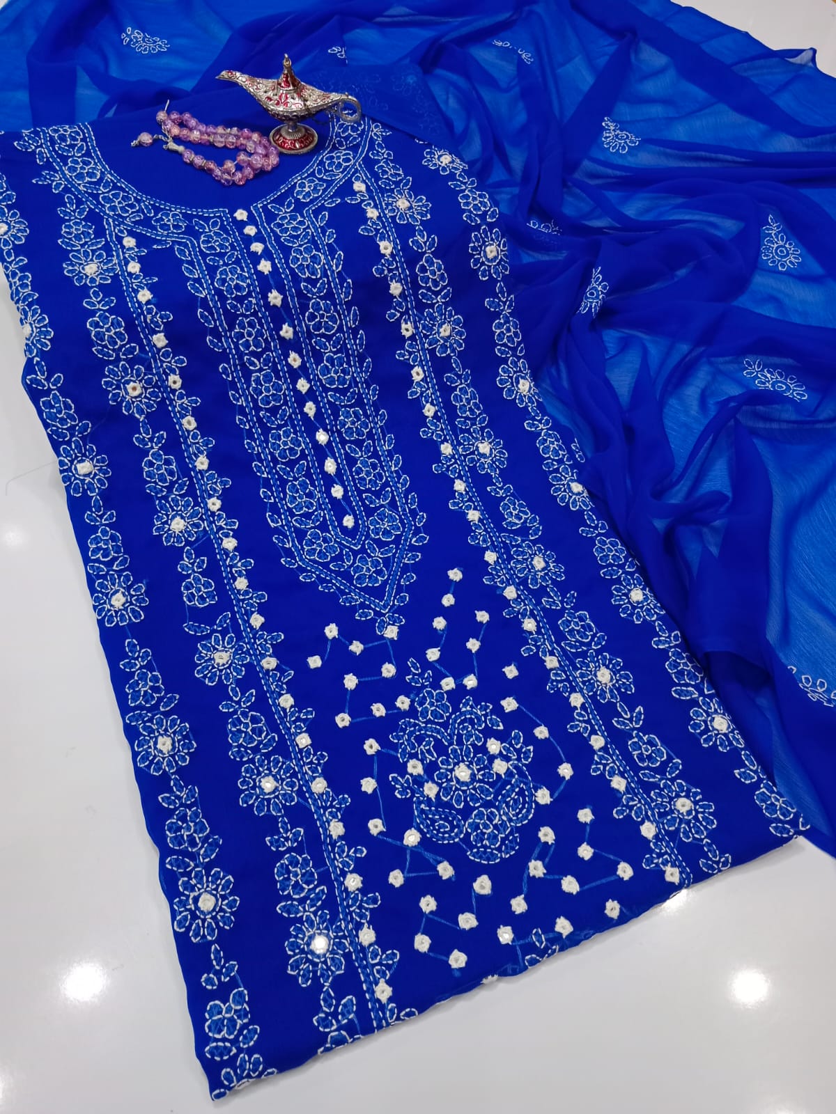 Crinkle Bamber Chiffon