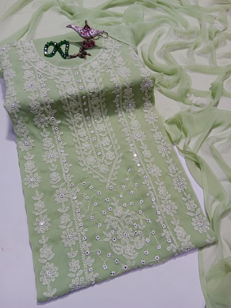 Crinkle Bamber Chiffon