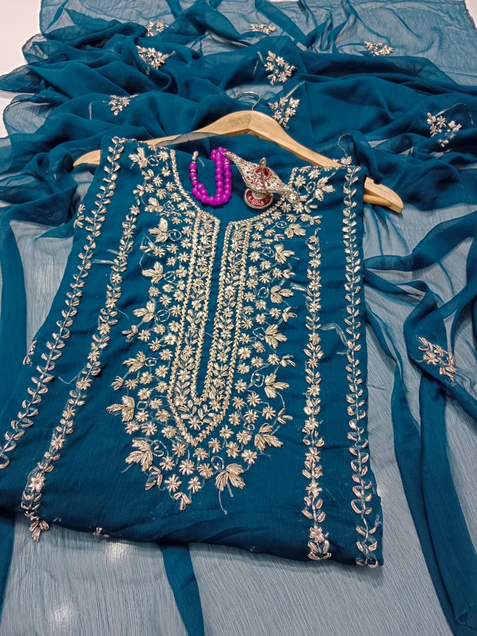 Crinkle Bamber Chiffon