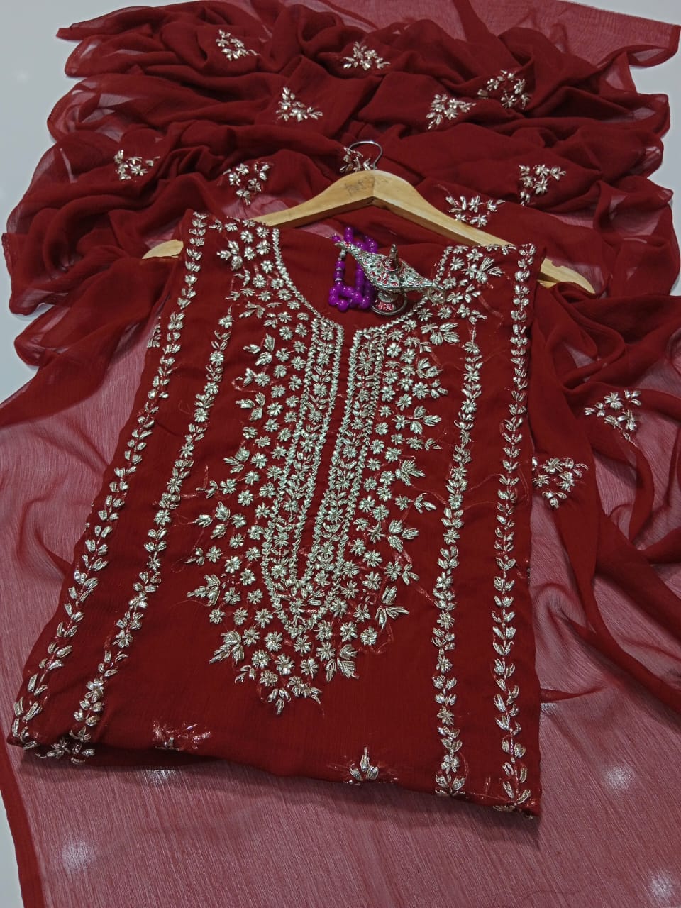 Crinkle Bamber Chiffon