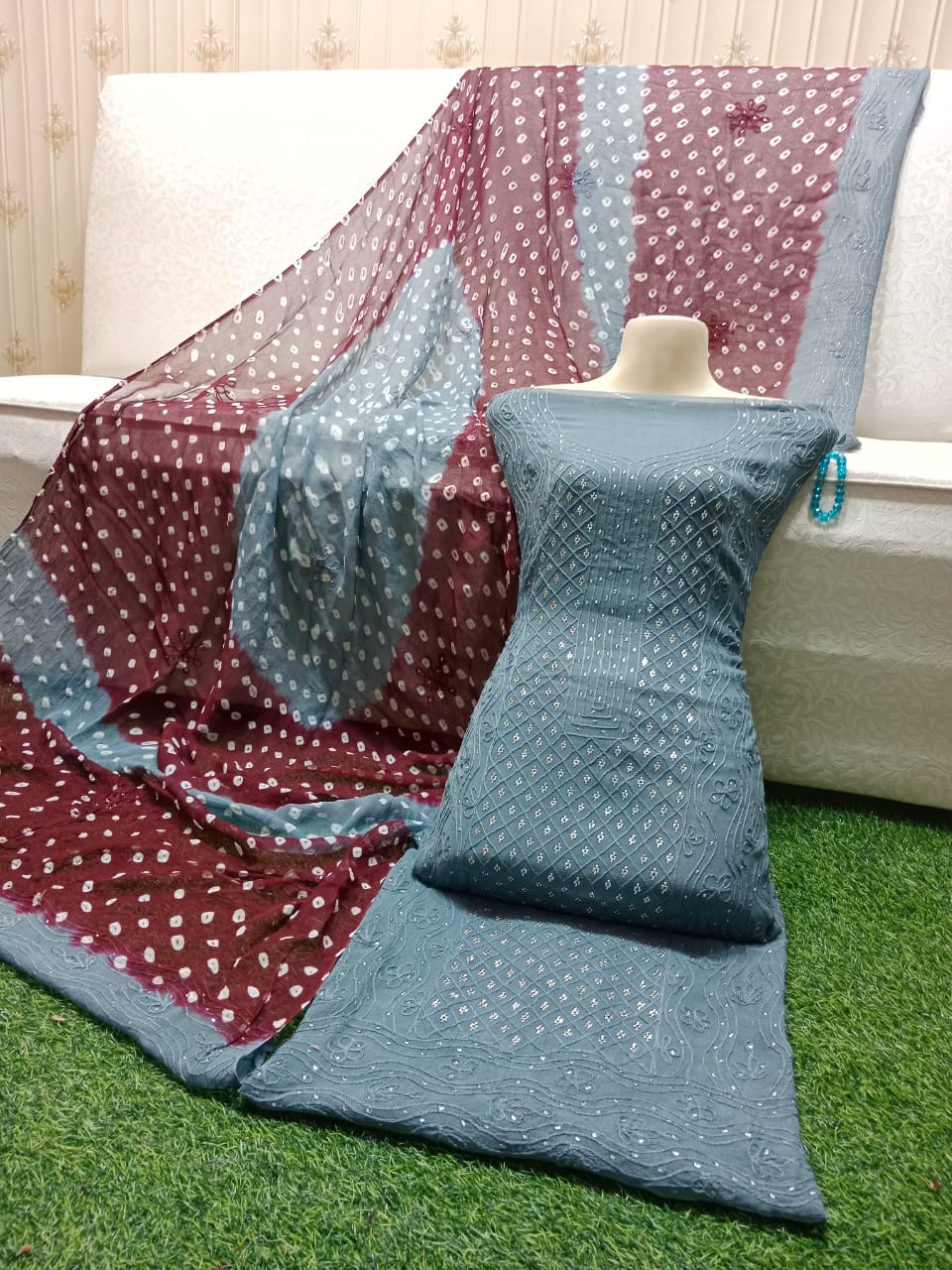 Chikankari Muqaish