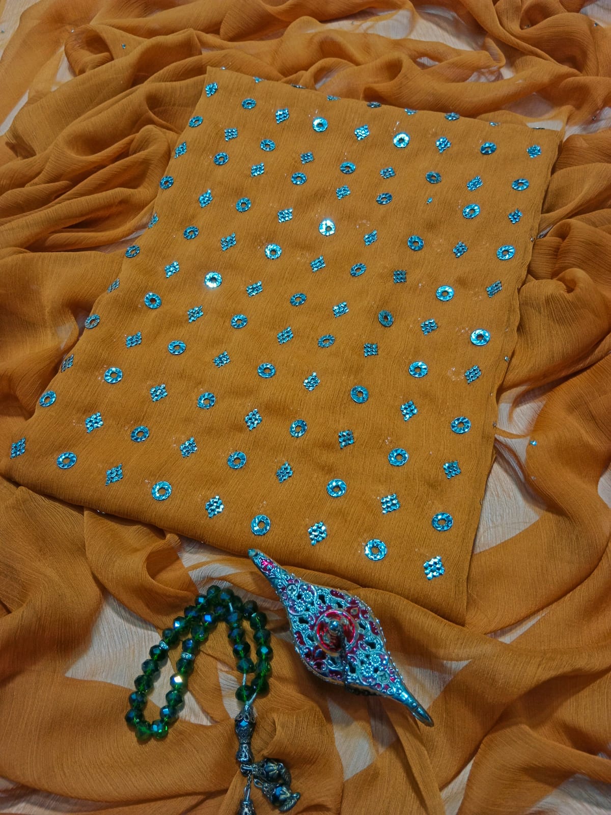 Soft Crinkle Bamber Chiffon