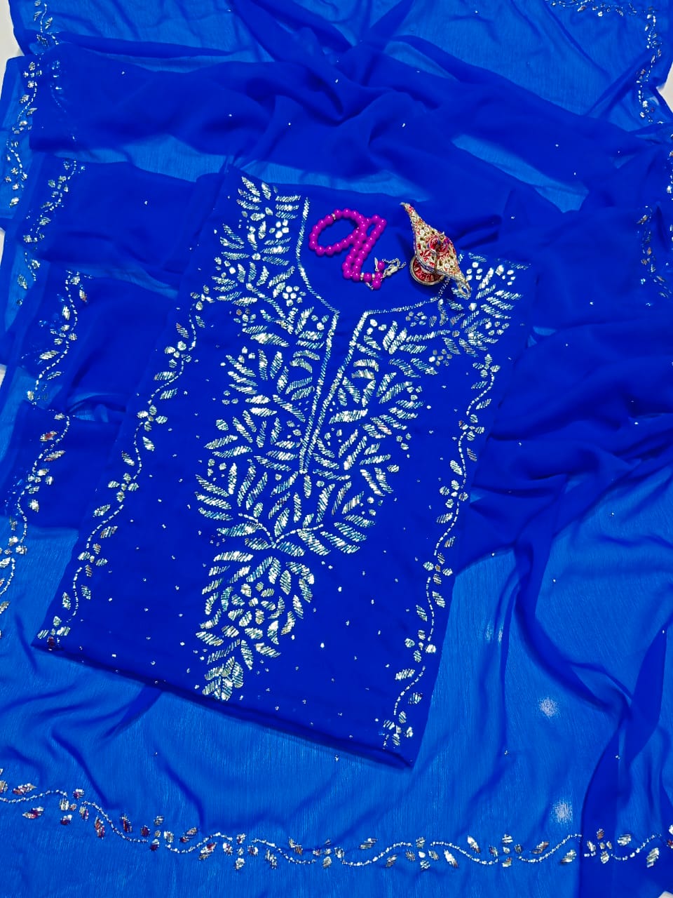 Soft Crinkle Bamber Chiffon