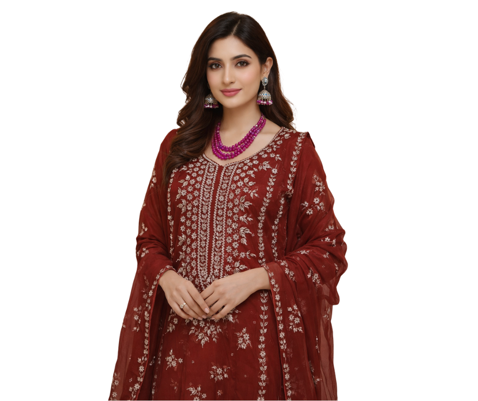 Crinkle Bamber Chiffon